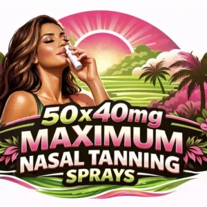 50 X 40mg MAXIMUM NASAL TANNING SPRAYS